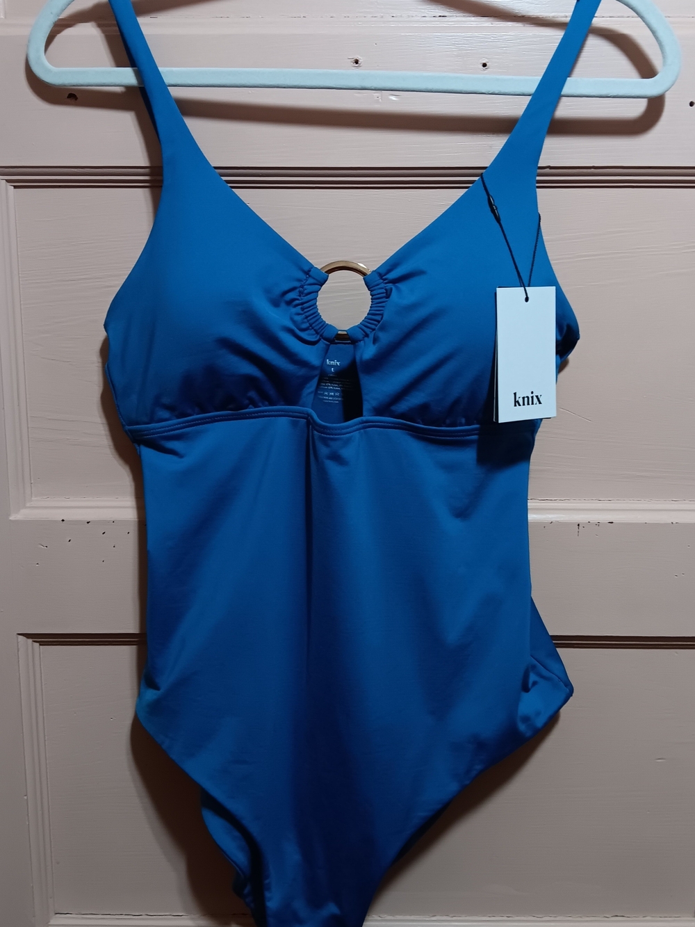 knix Clearwater One-Piece Swimsuit Santorini
